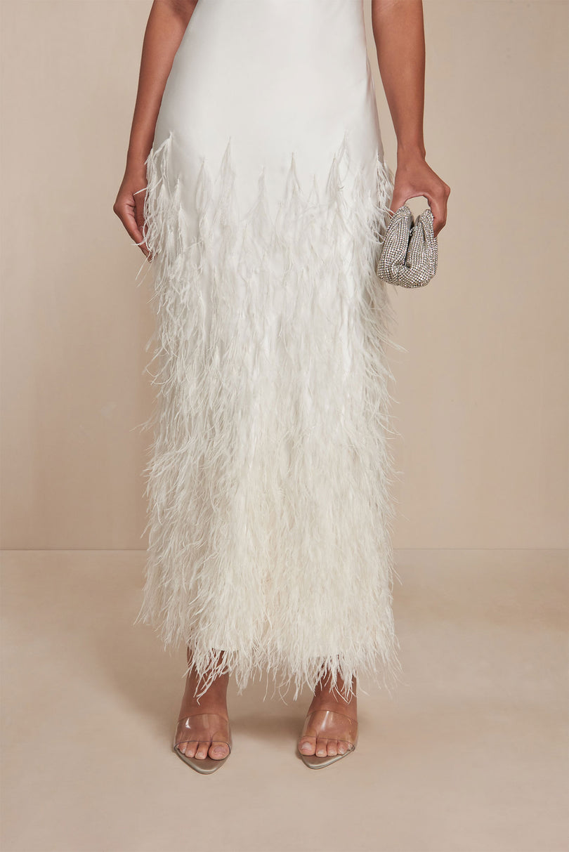 GHETA DRESS - OFF WHITE