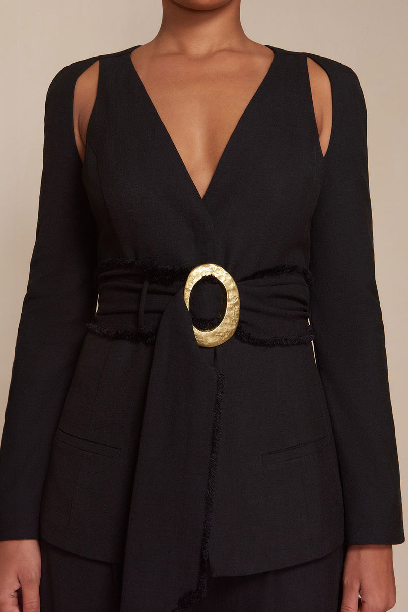 NOEY BLAZER - BLACK