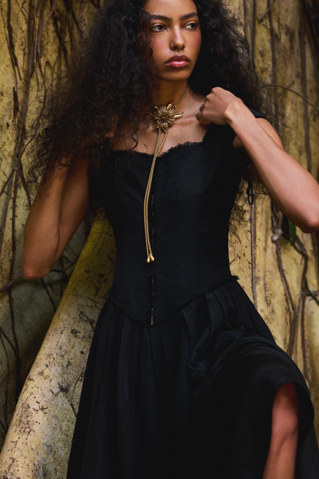 Cult Gaia Solstice Dress in Black