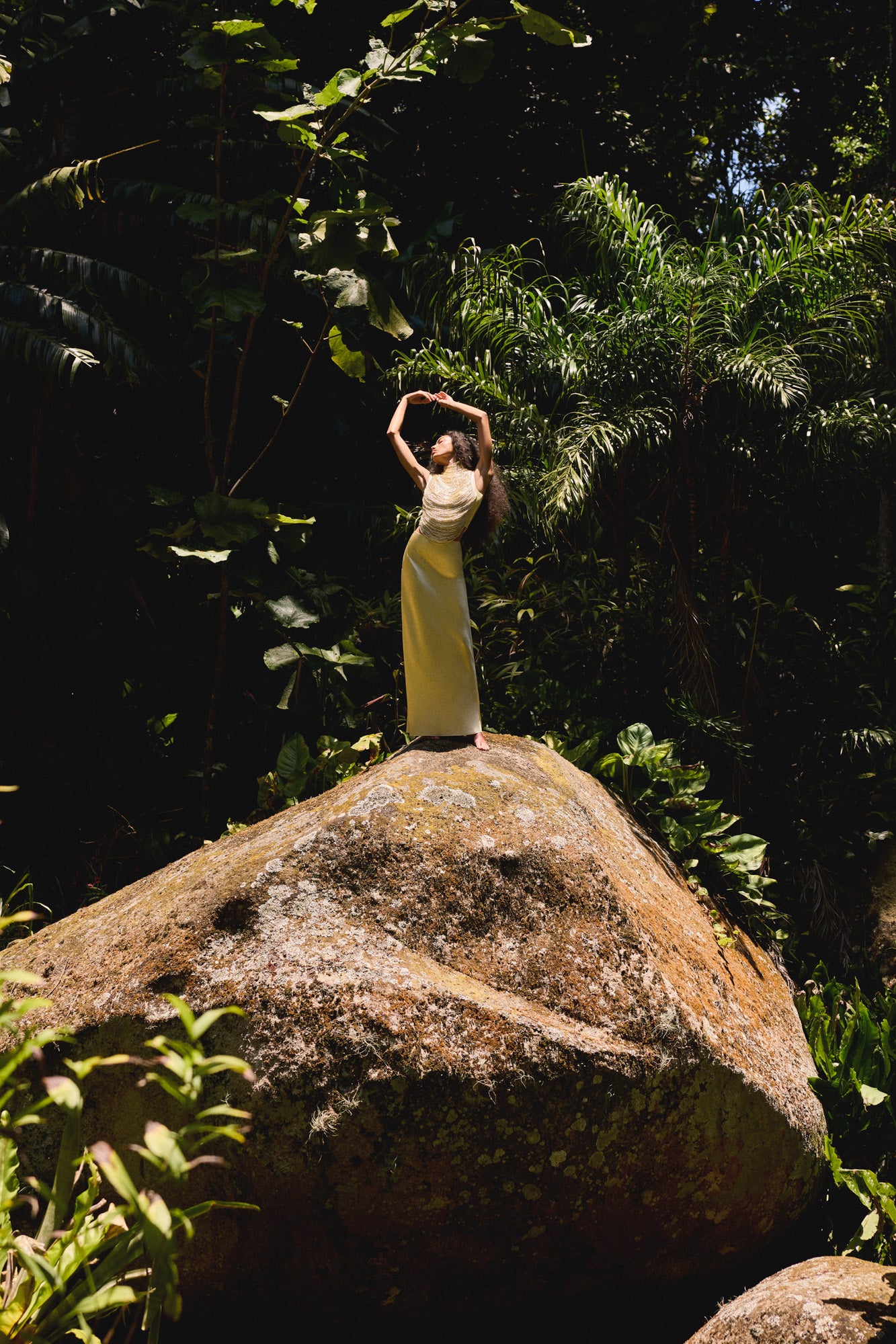 TARAJI TOP - TAPESTRY MULTI