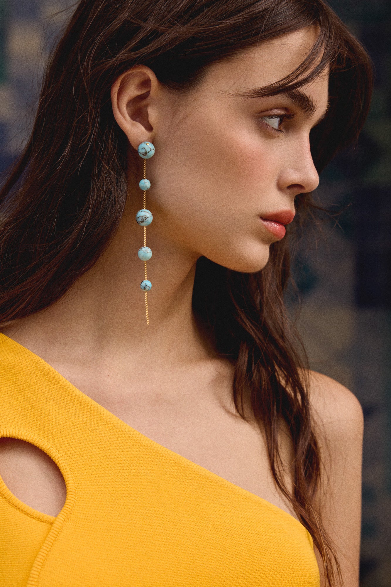 ATUM EARRING - IBIZA TURQUOISE