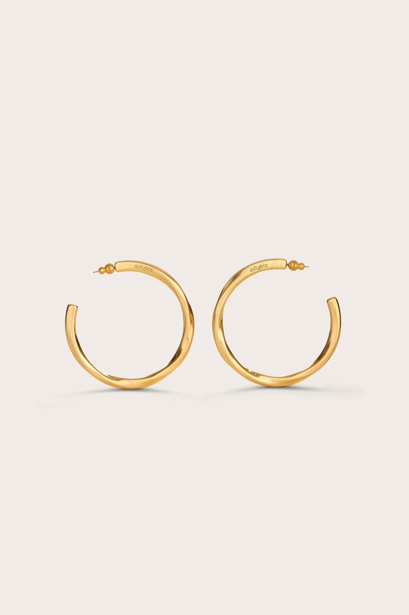 DAKOTA EARRING - BRUSHED BRASS