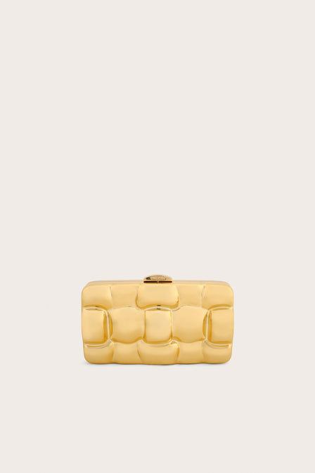 DARCY CLUTCH - SHINY GOLD