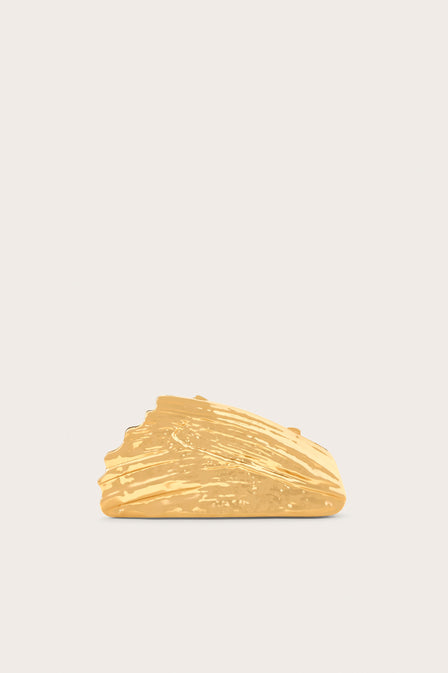 DELVINA CLUTCH - ANTIQUE BRASS