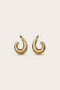 DRINA EARRING - BRUSHED BRASS