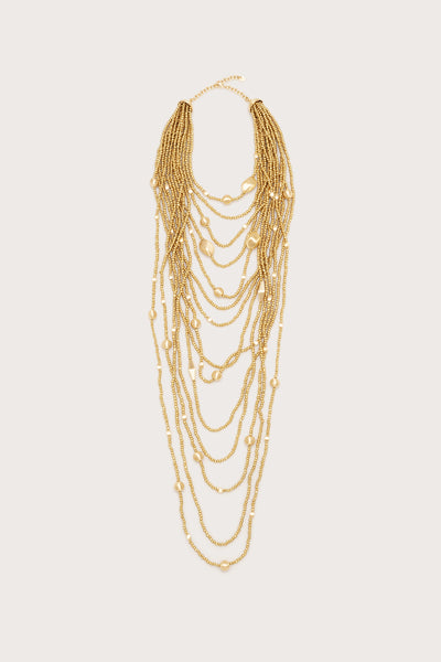 EDIE NECKLACE - BRUSHED BRASS – CULT GAIA