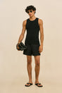 KHAI SWIM SHORT - BLACK