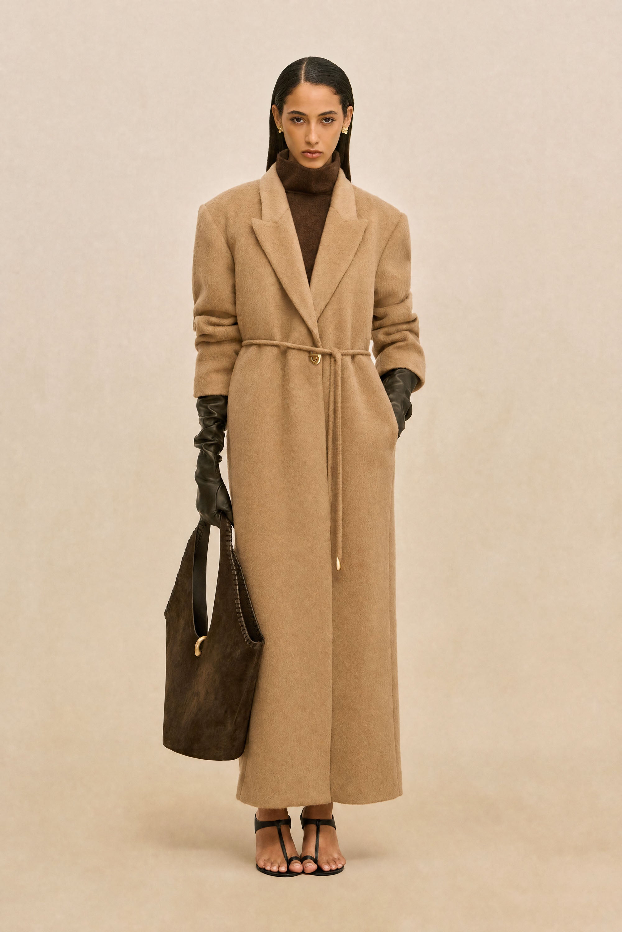 EMM COAT - CAMEL