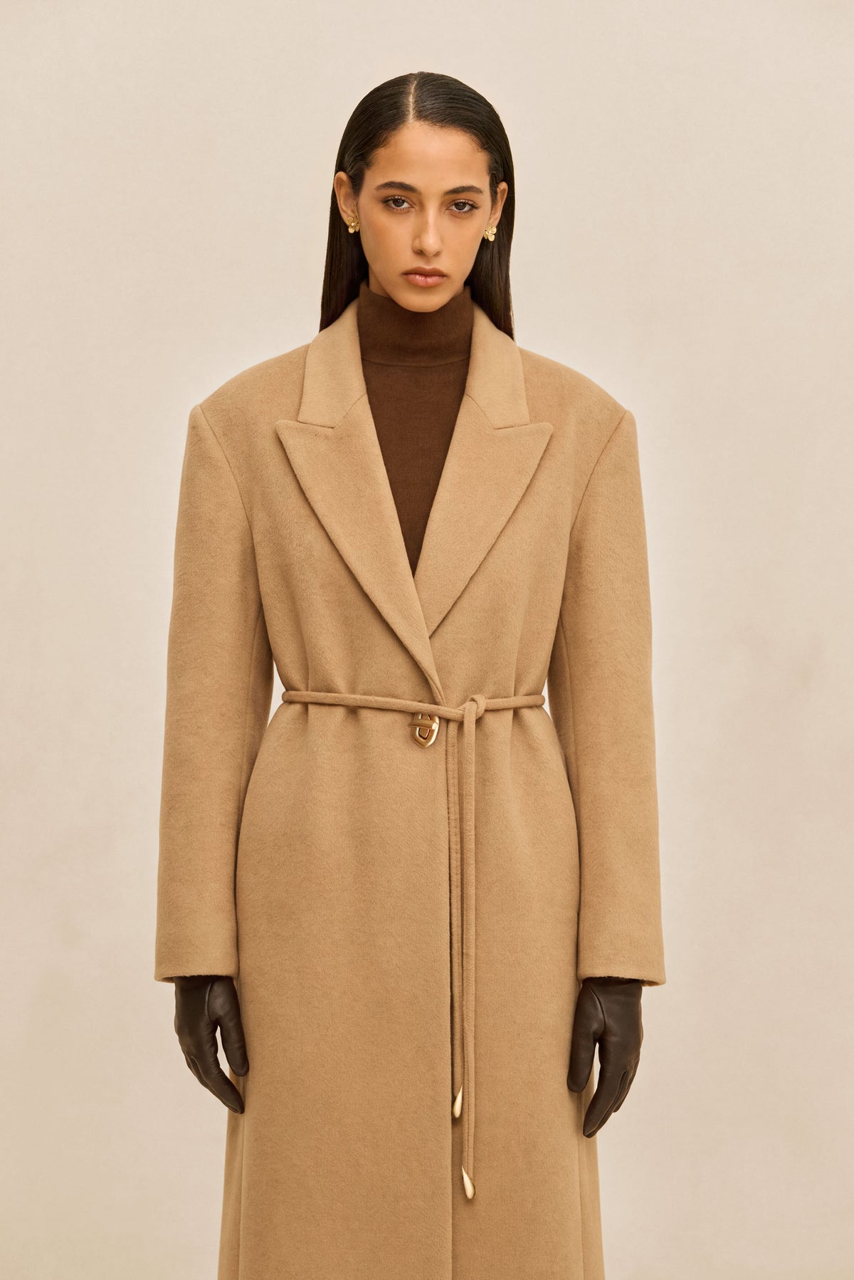 EMM COAT - CAMEL