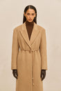 EMM COAT - CAMEL