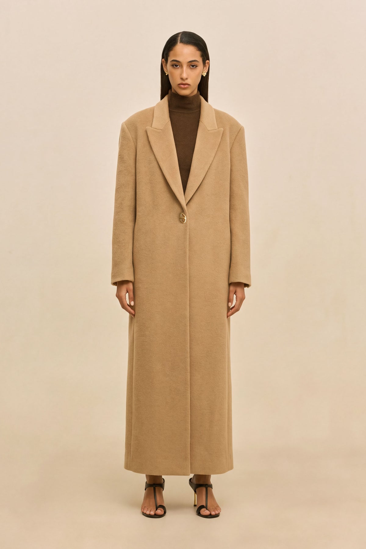 EMM COAT - CAMEL