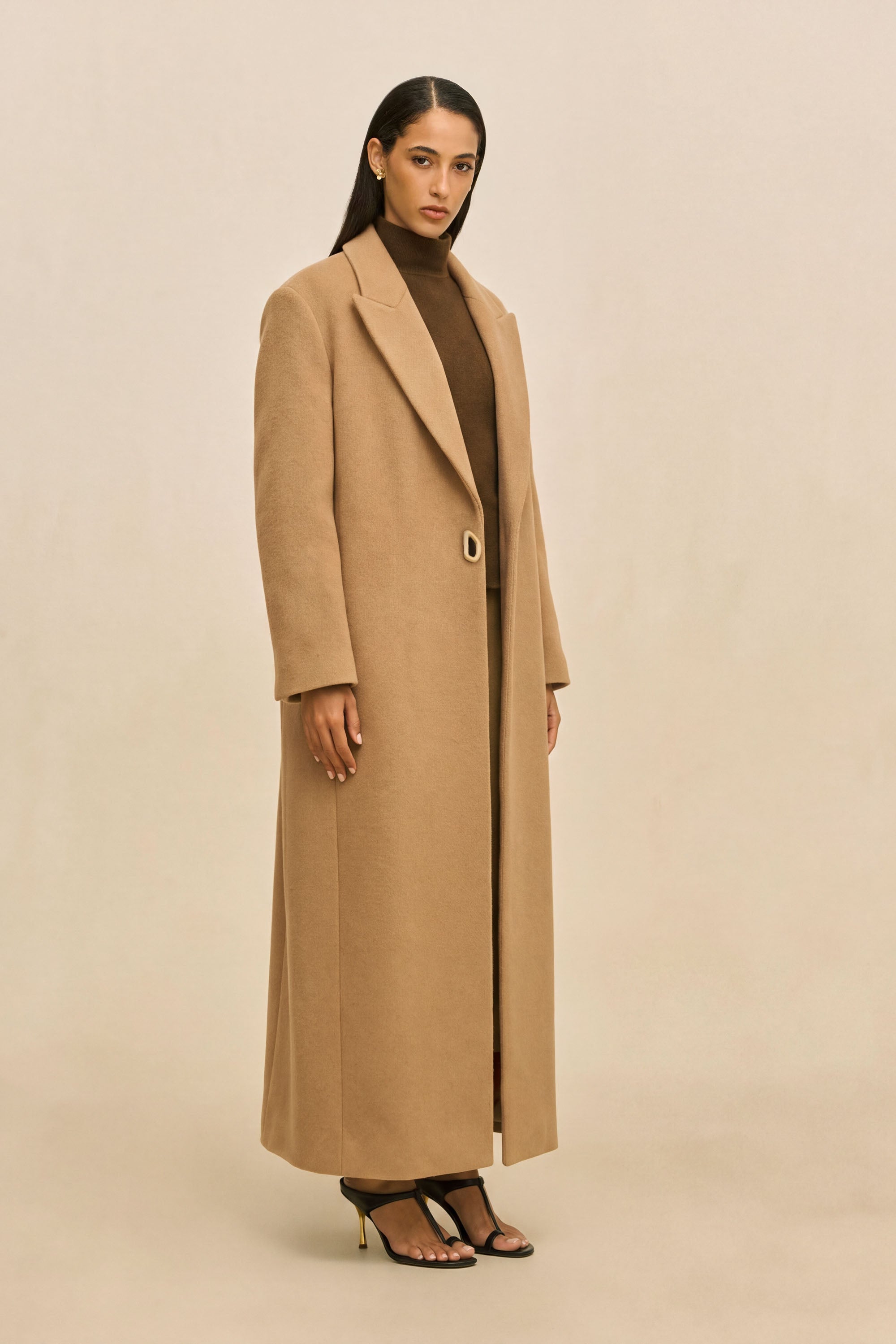 EMM COAT - CAMEL