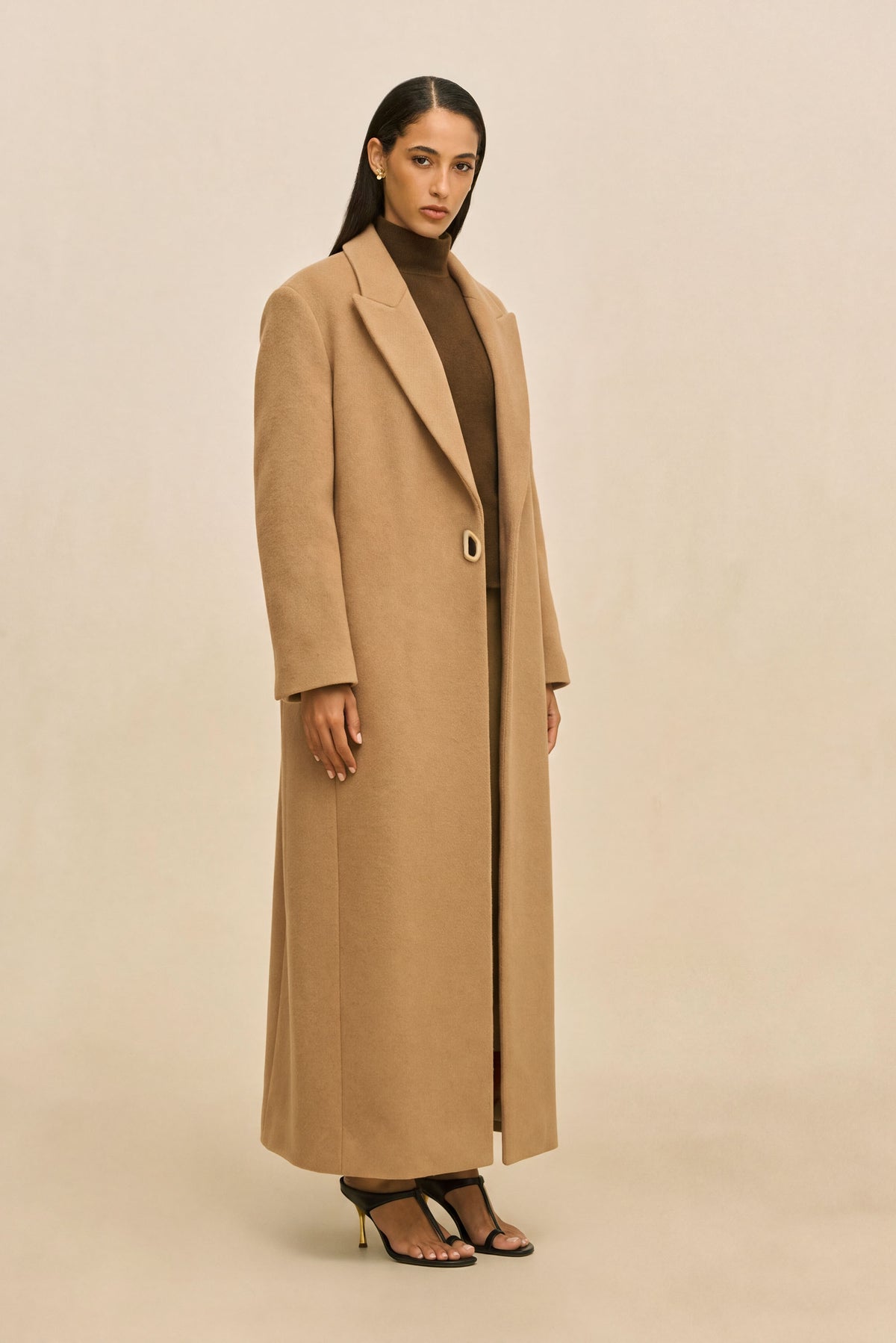 EMM COAT - CAMEL
