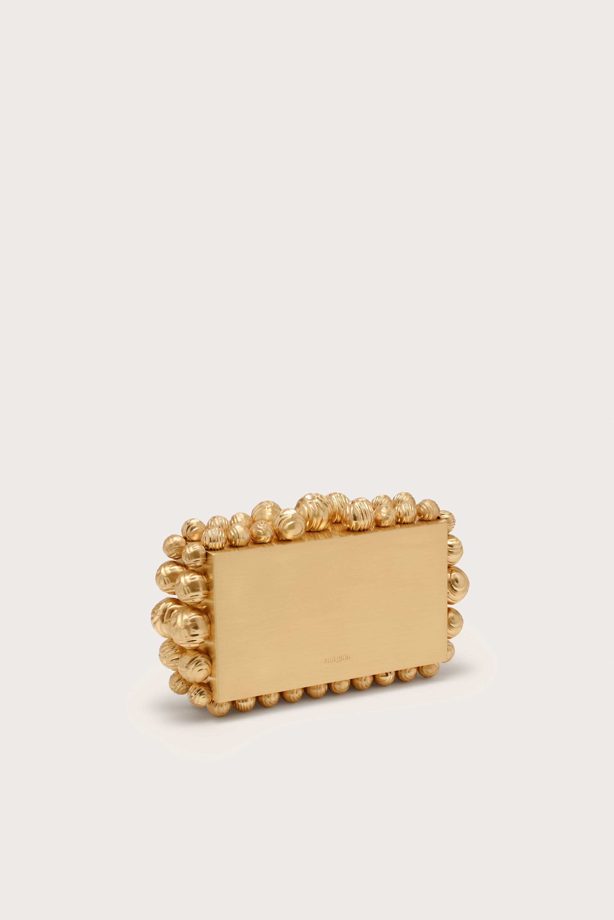 EOS METAL CLUTCH - BRUSHED BRASS