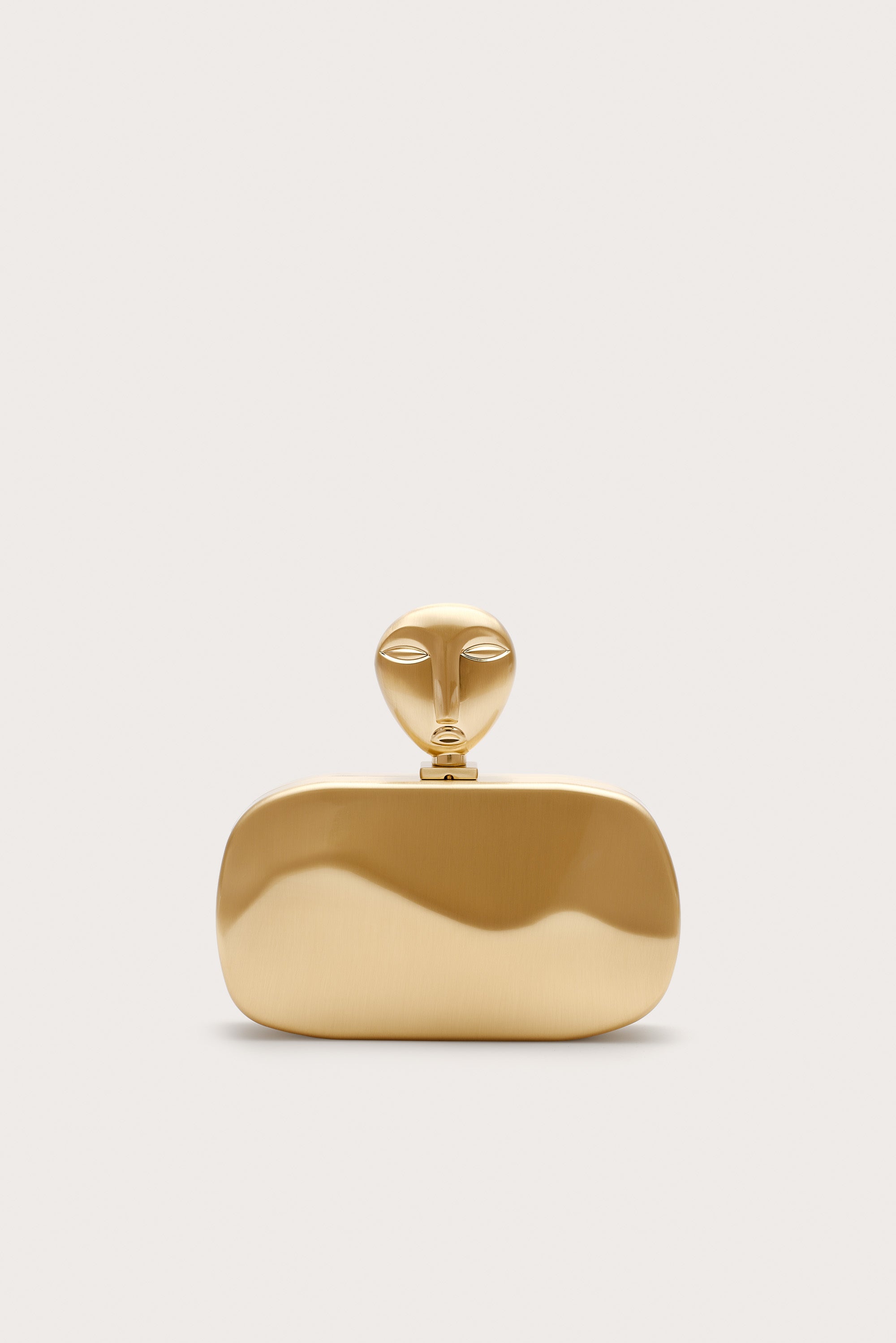 EVE CLUTCH - BRUSHED BRASS