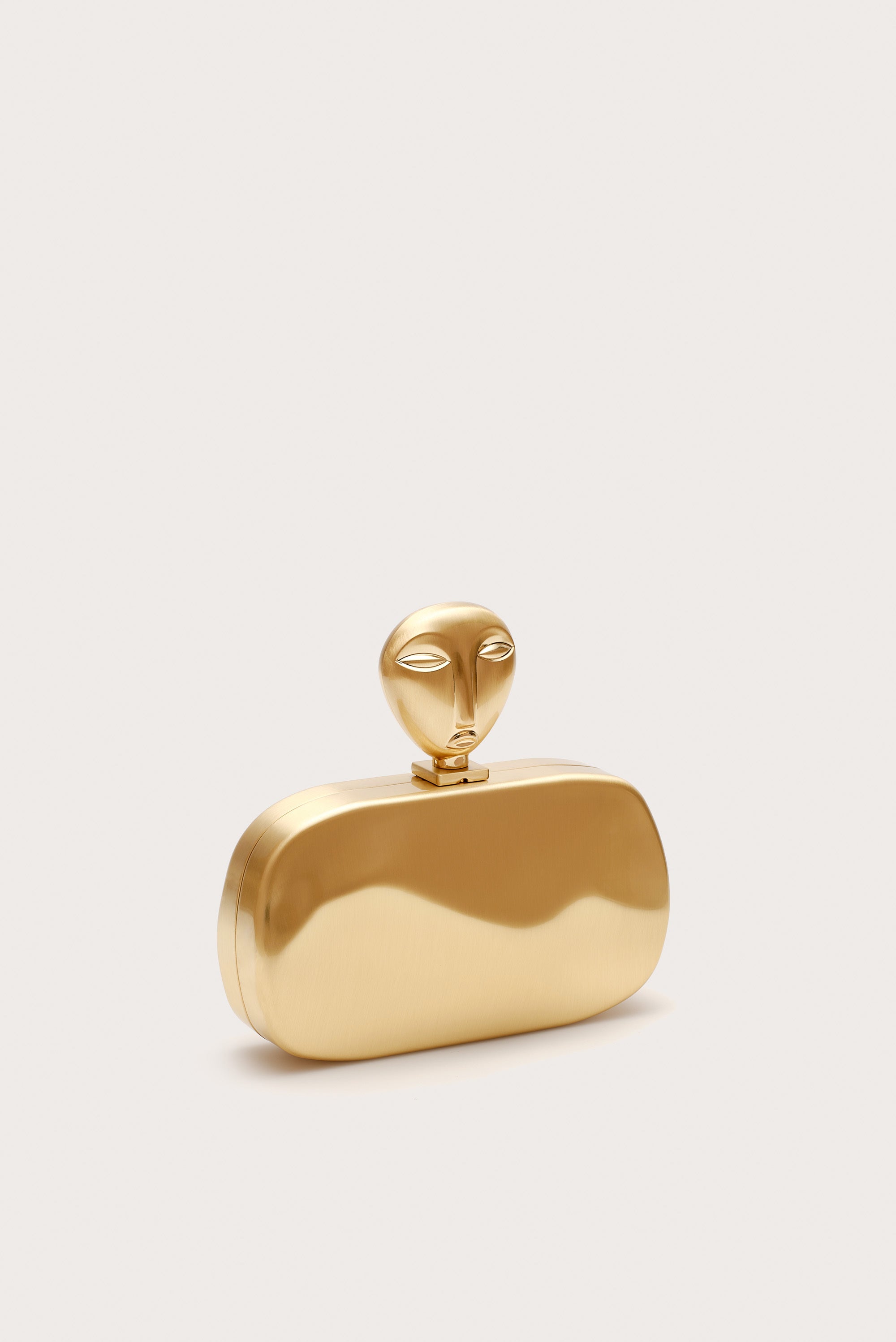EVE CLUTCH - BRUSHED BRASS