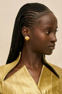 EVE EARRING - BRUSHED BRASS