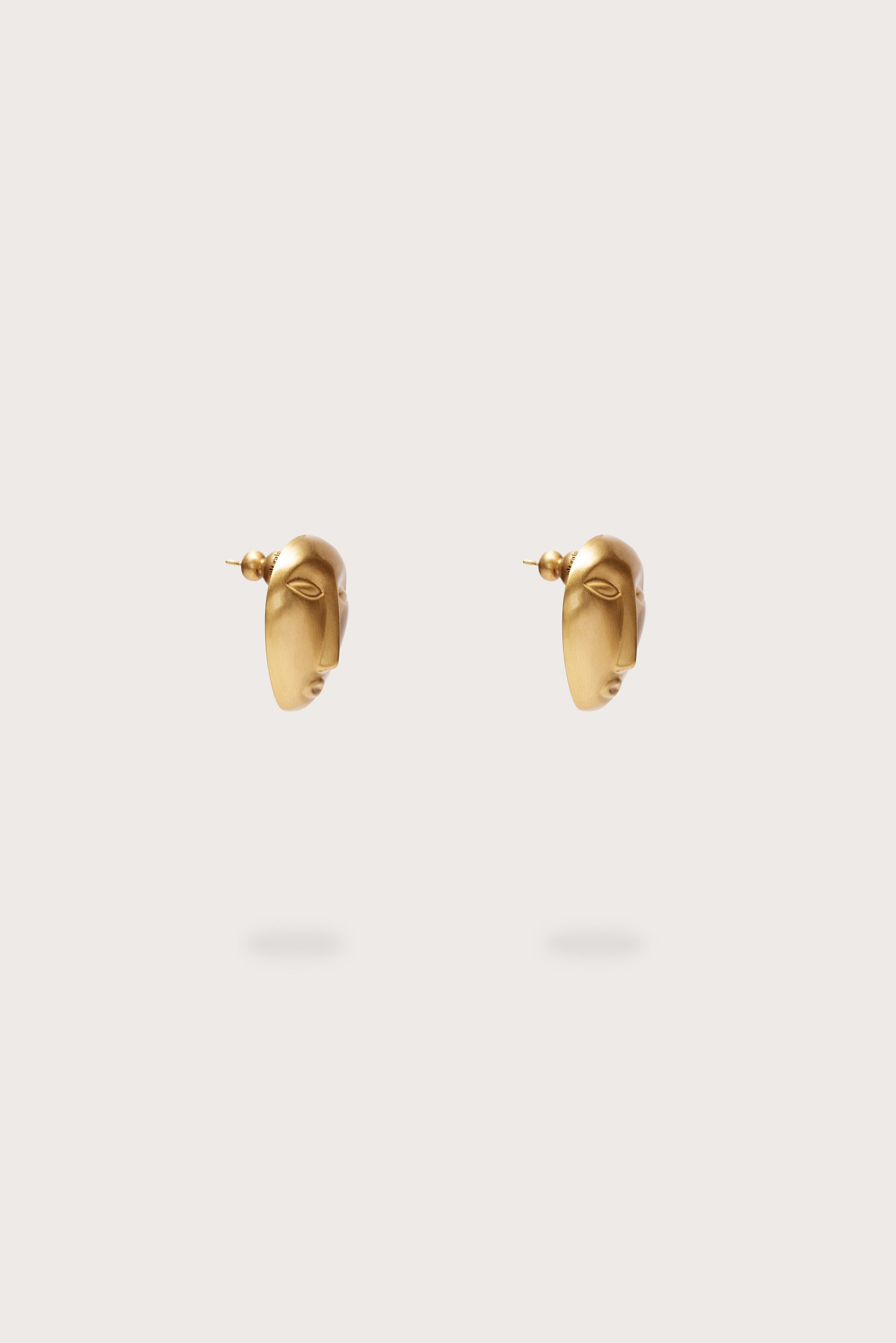 EVE EARRING - BRUSHED BRASS