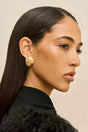 EVE EARRING - BRUSHED BRASS