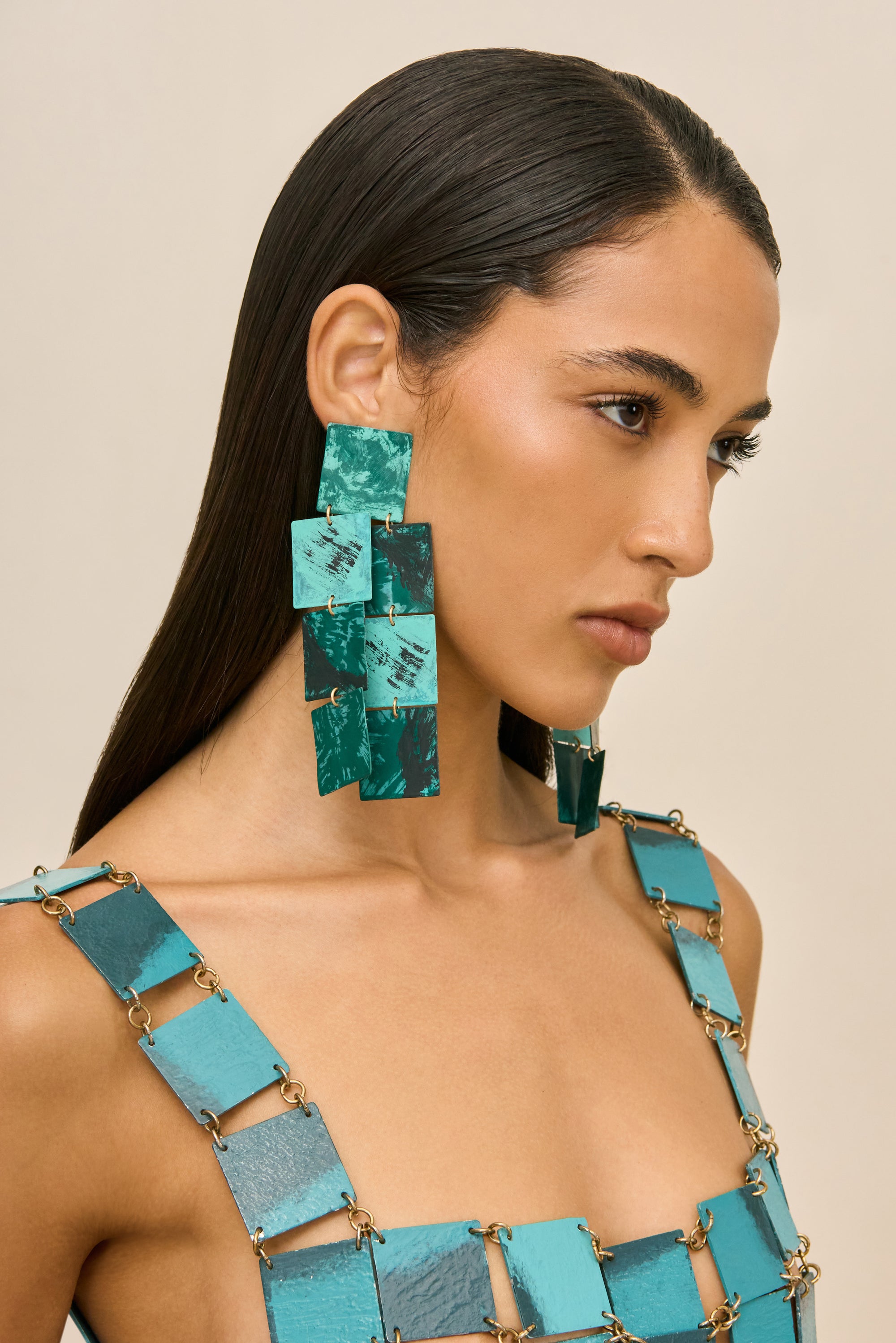 EVELIS EARRING - TEAL