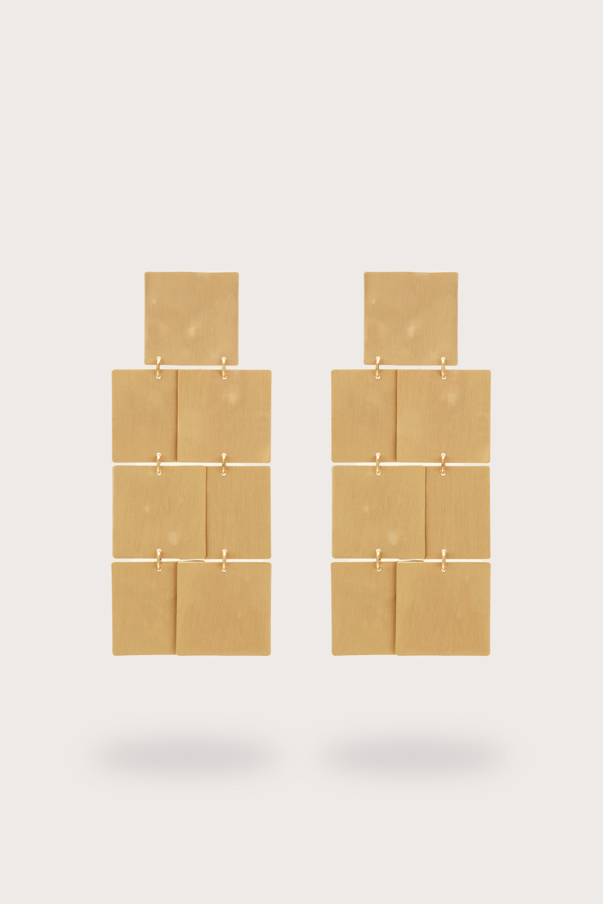 EVELIS EARRING - BRUSHED BRASS