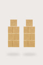 EVELIS EARRING - BRUSHED BRASS