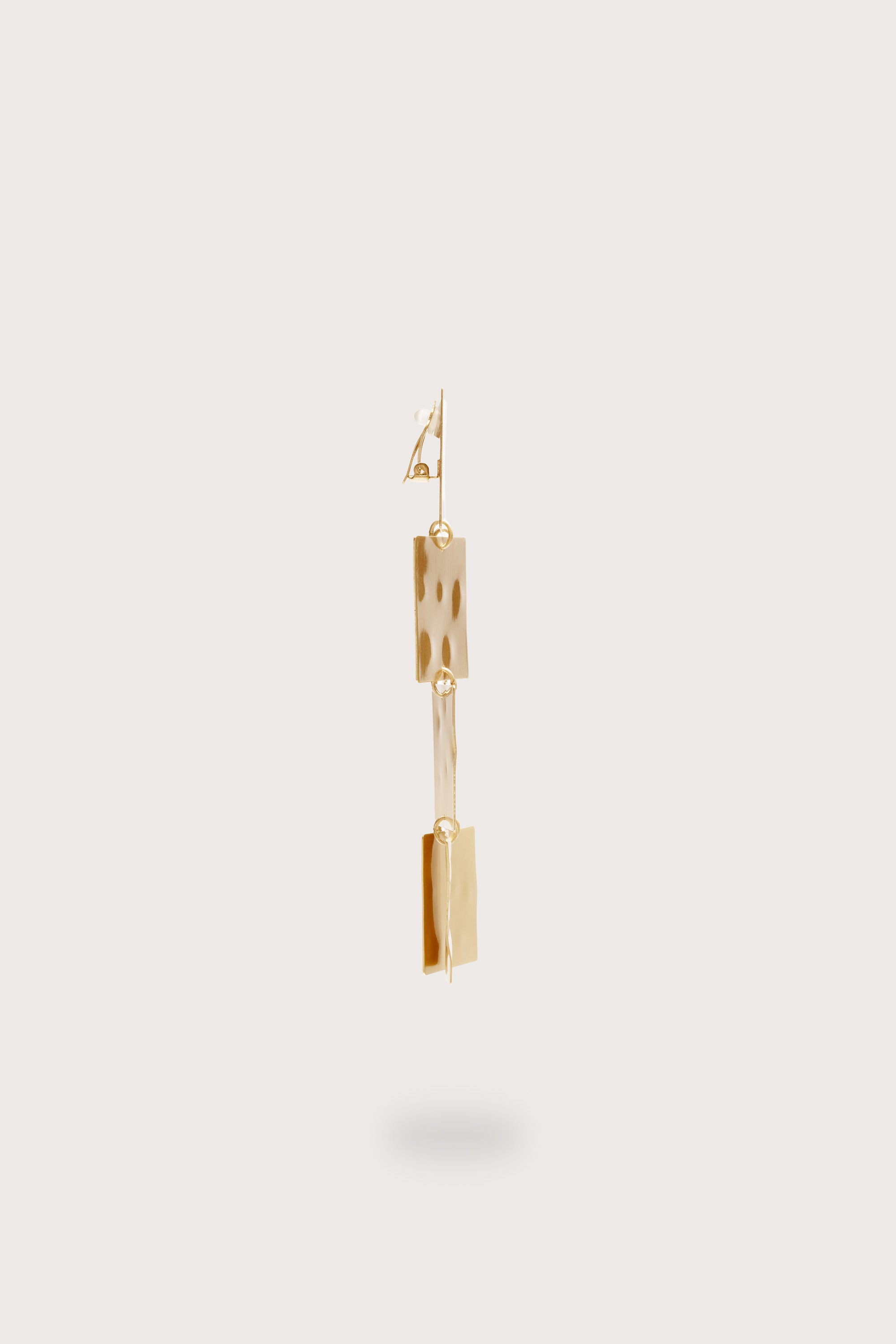 EVELIS EARRING - BRUSHED BRASS