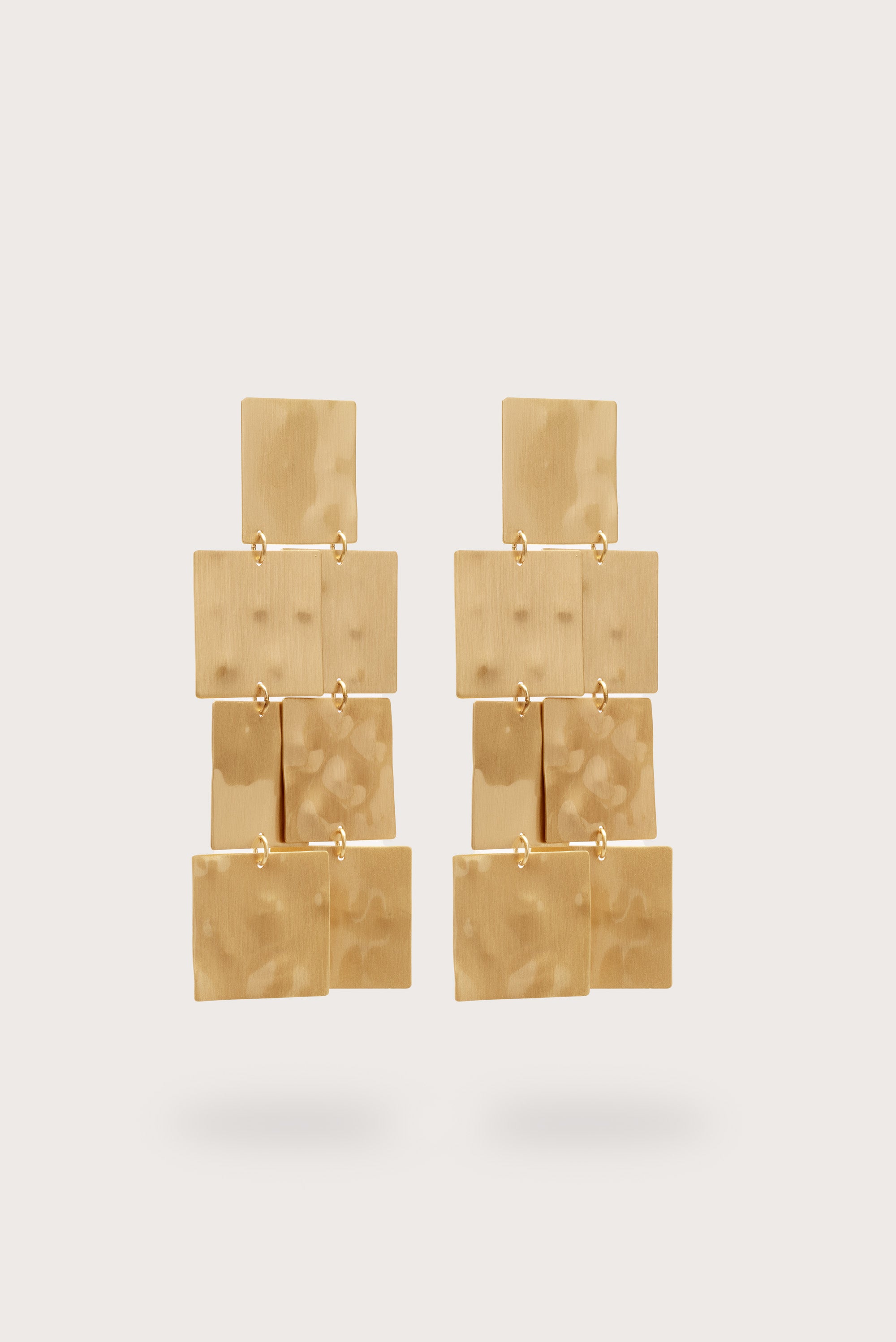 EVELIS EARRING - BRUSHED BRASS