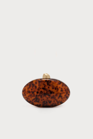 EVIANA CLUTCH - CARAMEL TORTOISE | EVIANA CLUTCH - CARAMEL TORTOISE