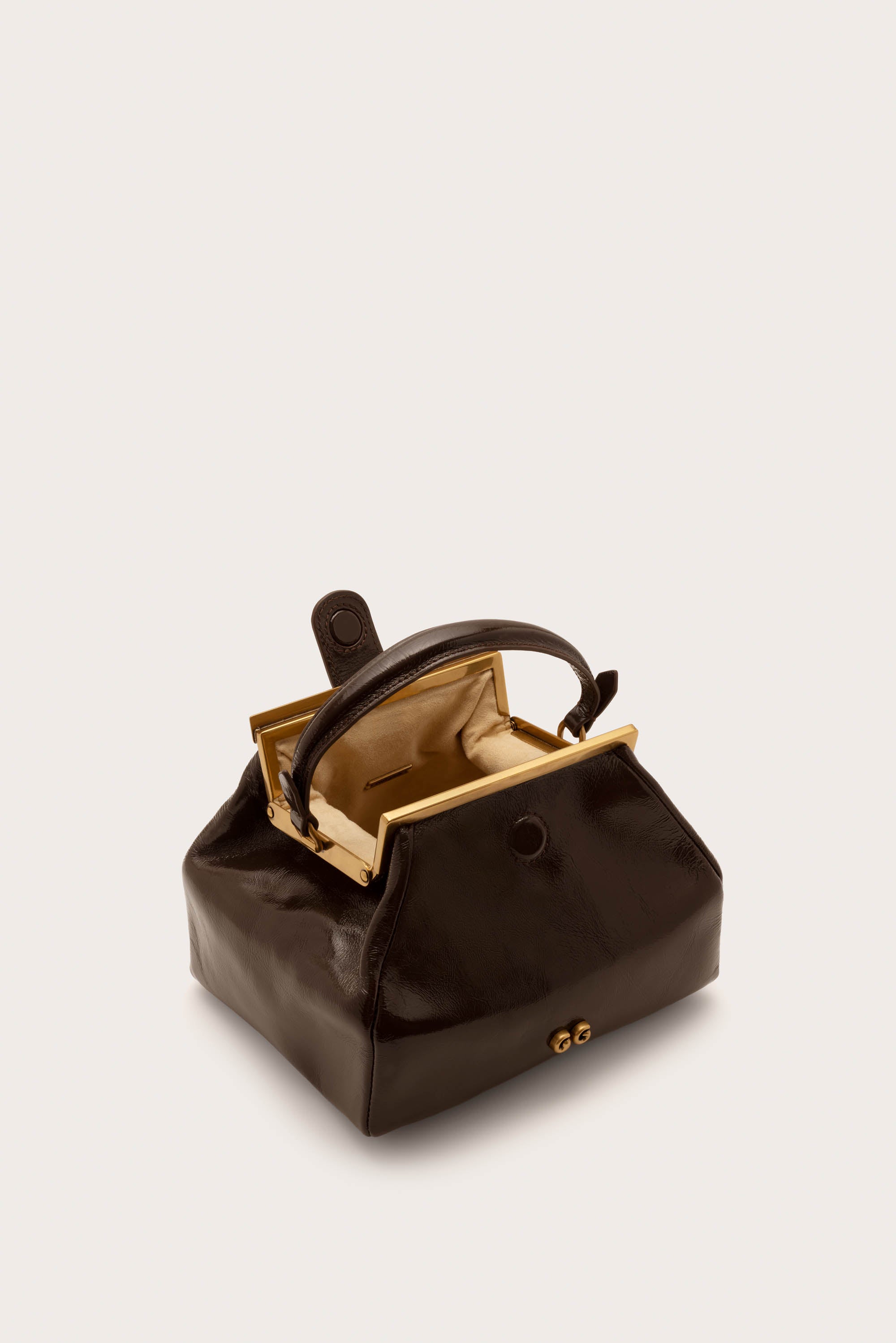 gaia 4g logo mini backpack Cult Gaia Fawn Leather Top-Handle Bag