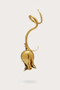 FLORAH CLUTCH - ANTIQUE BRASS