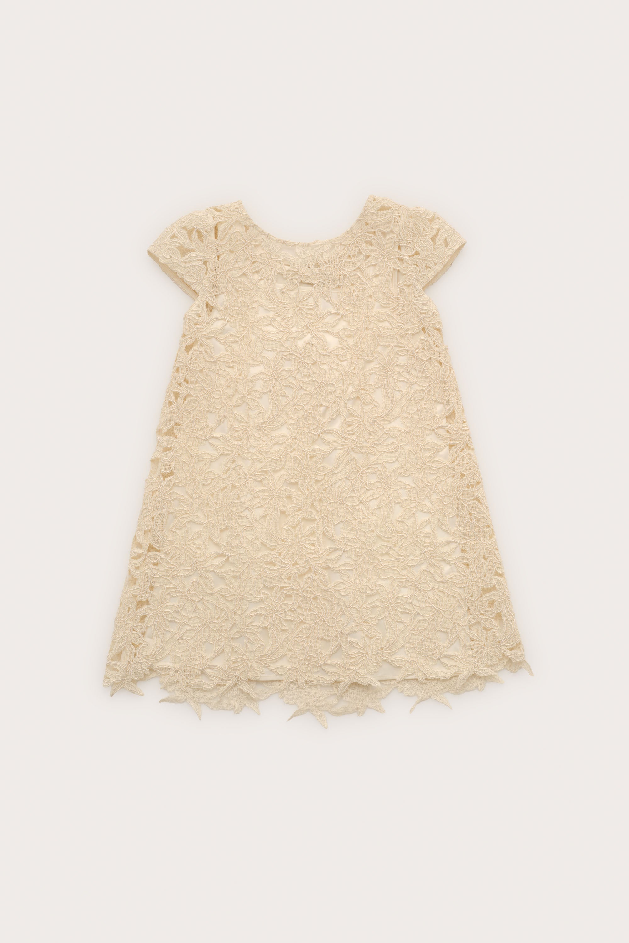 KIDS FLORENNE DRESS - OFF WHITE
