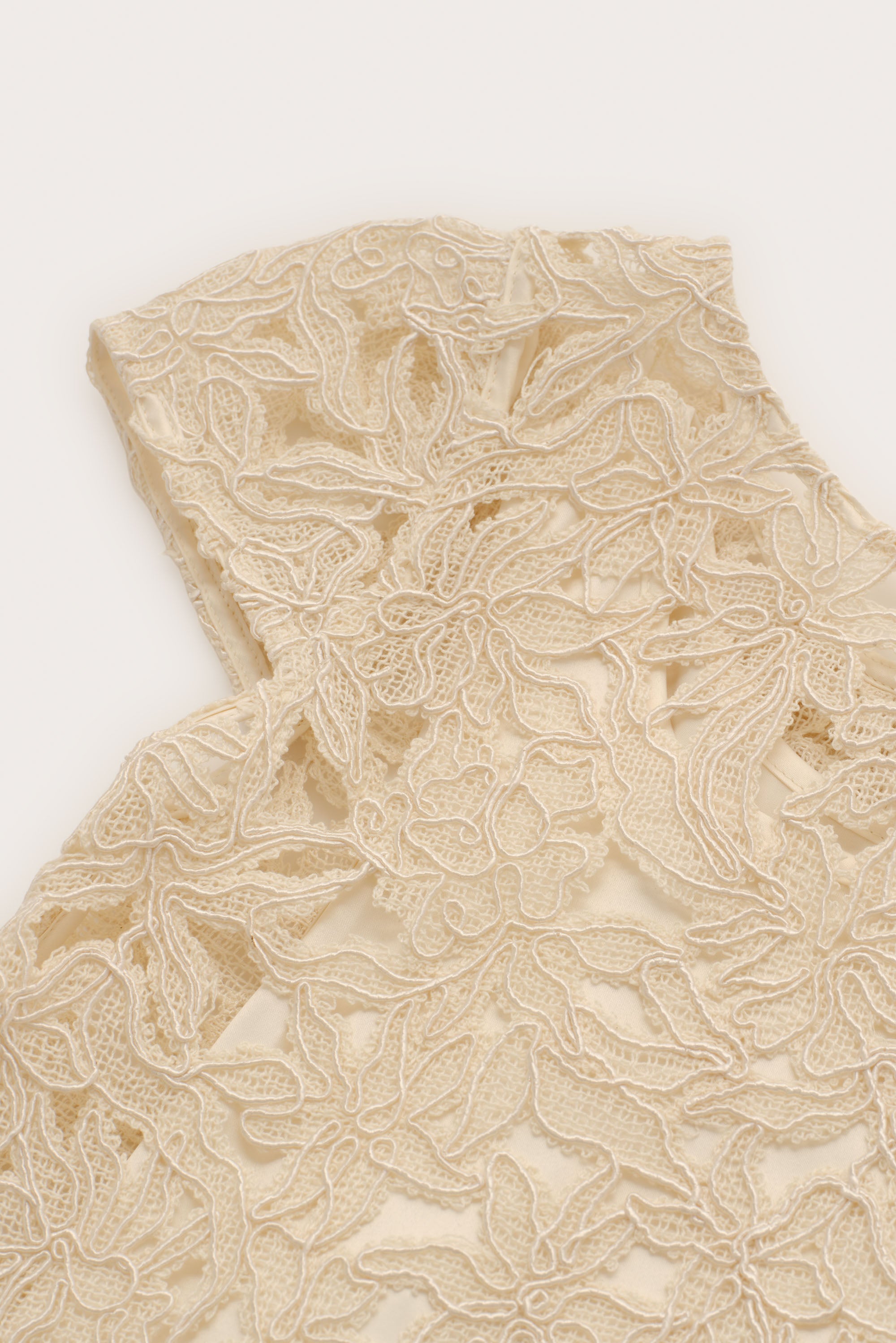 KIDS FLORENNE DRESS - OFF WHITE