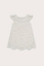 KIDS FRIDLI DRESS - OFF WHITE EMBROIDERY