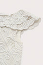 KIDS FRIDLI DRESS - OFF WHITE EMBROIDERY