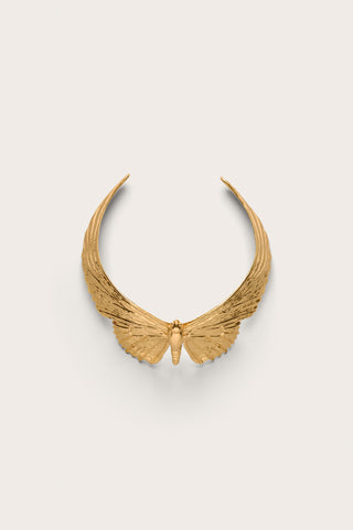 FARFALLA CHOKER - ANTIQUE BRASS