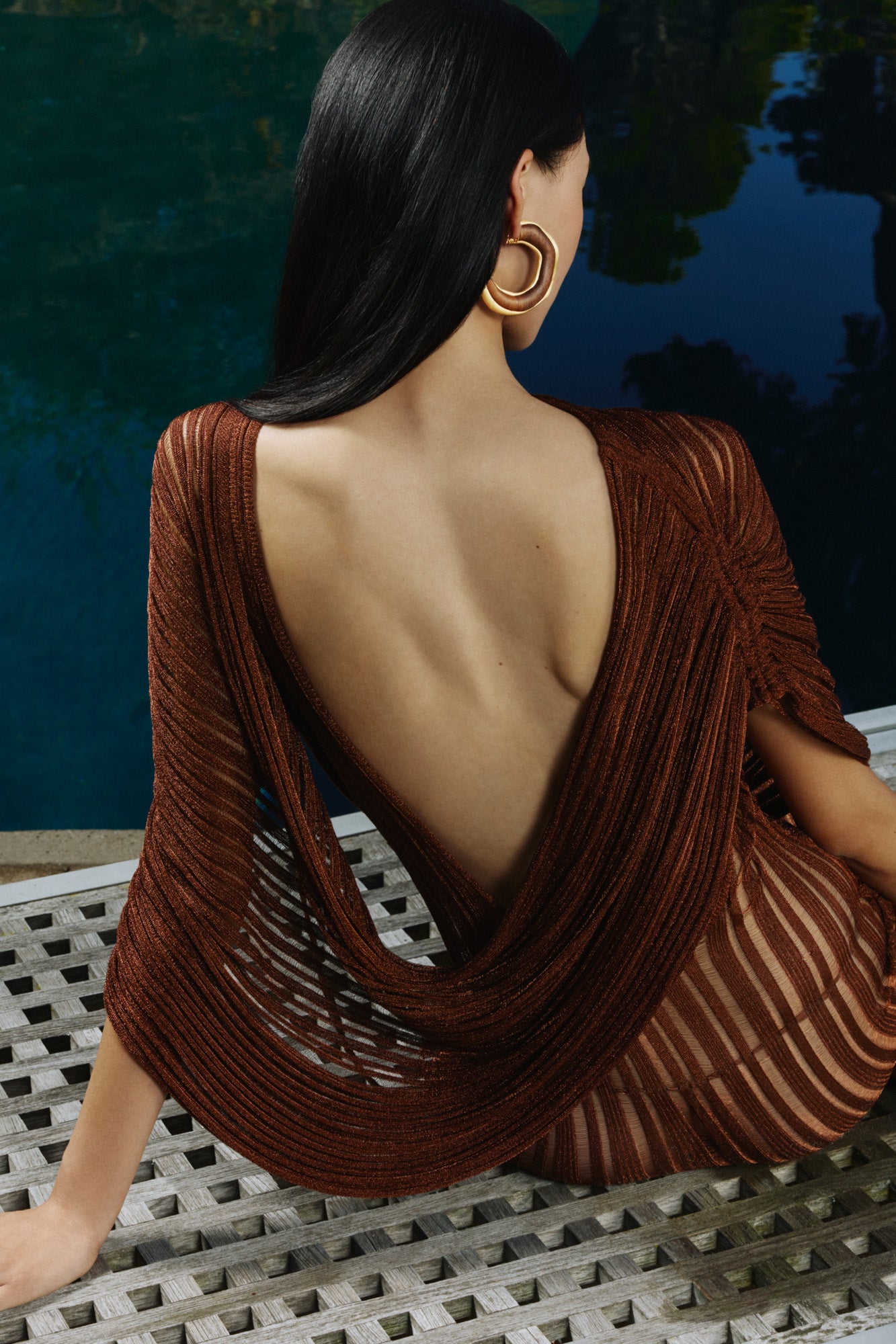 KAYA KNIT DRESS - SADDLE