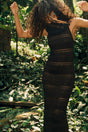 KADIMAH KNIT DRESS - BLACK