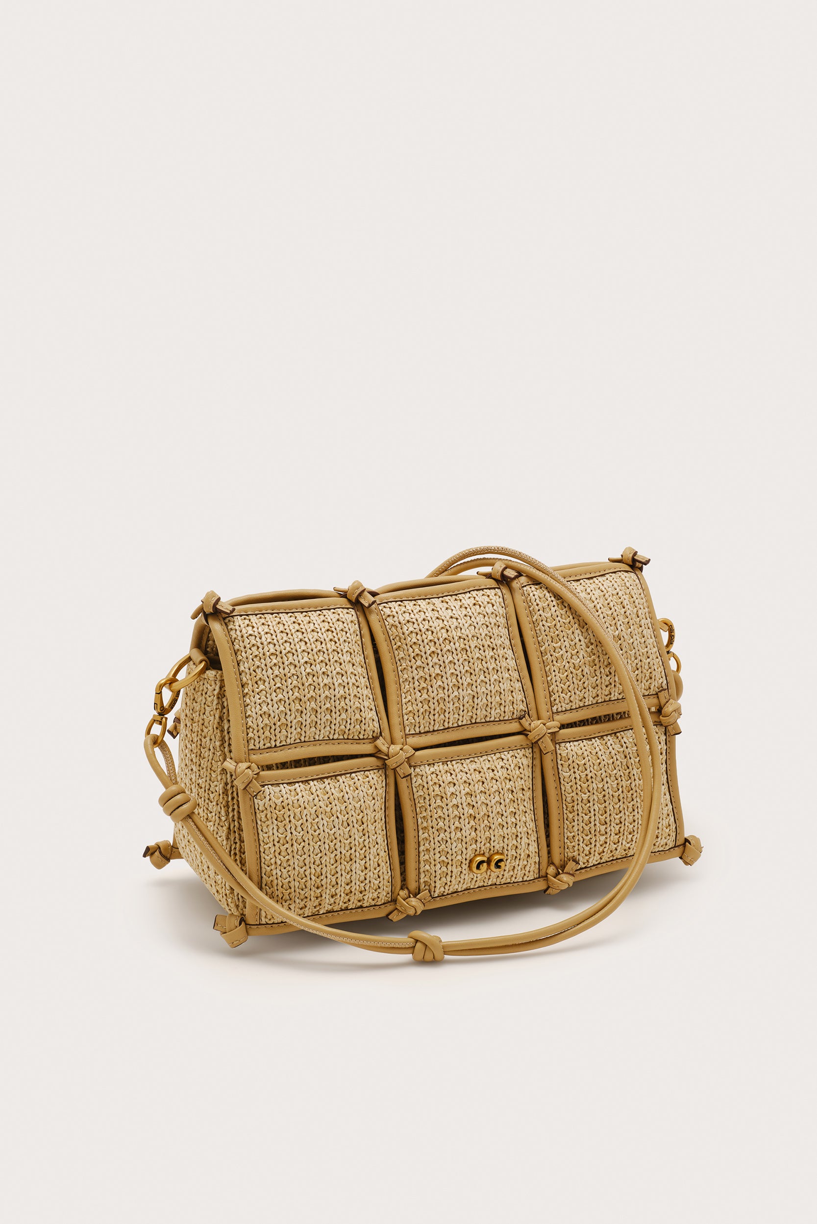 GAIA PUFF CROSSBODY BAG - NATURAL