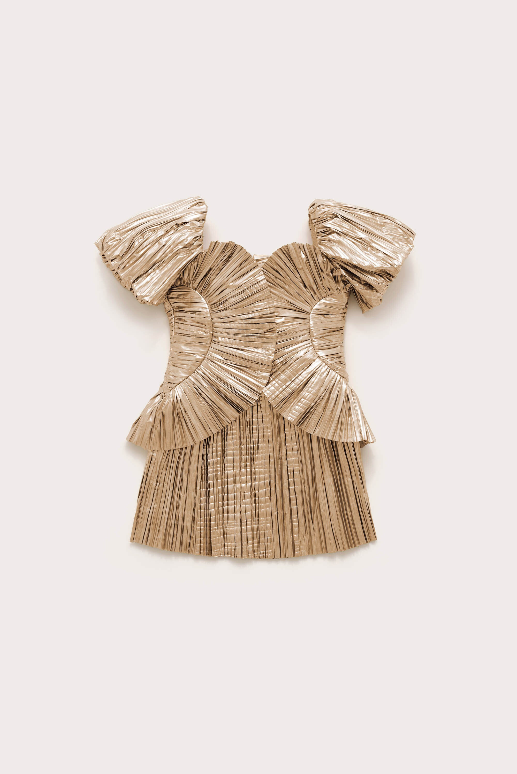 KIDS CHARLIQUE DRESS - GOLD