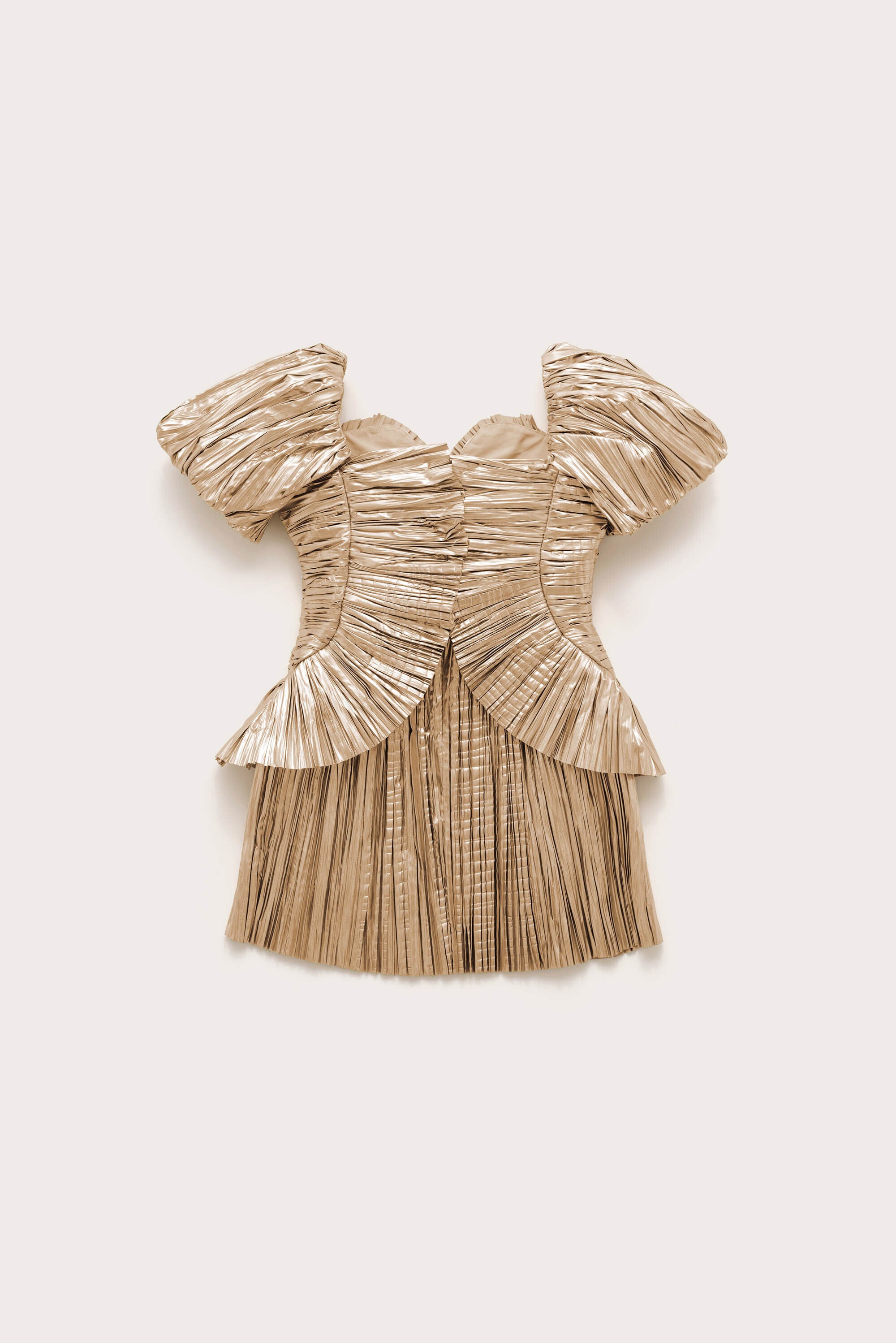 KIDS CHARLIQUE DRESS - GOLD