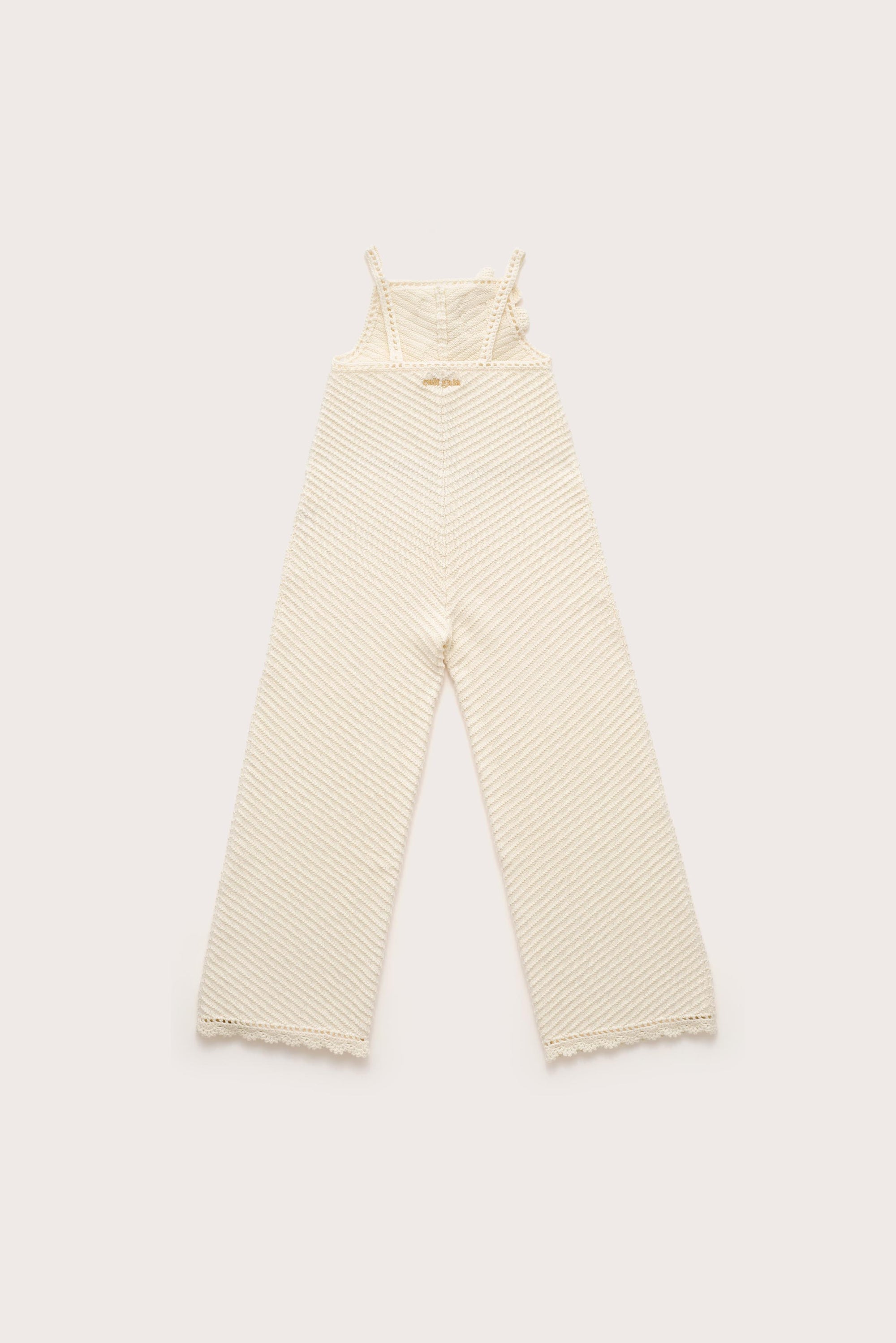 KIDS CHRYSANTHEMUM JUMPSUIT - OFF WHITE