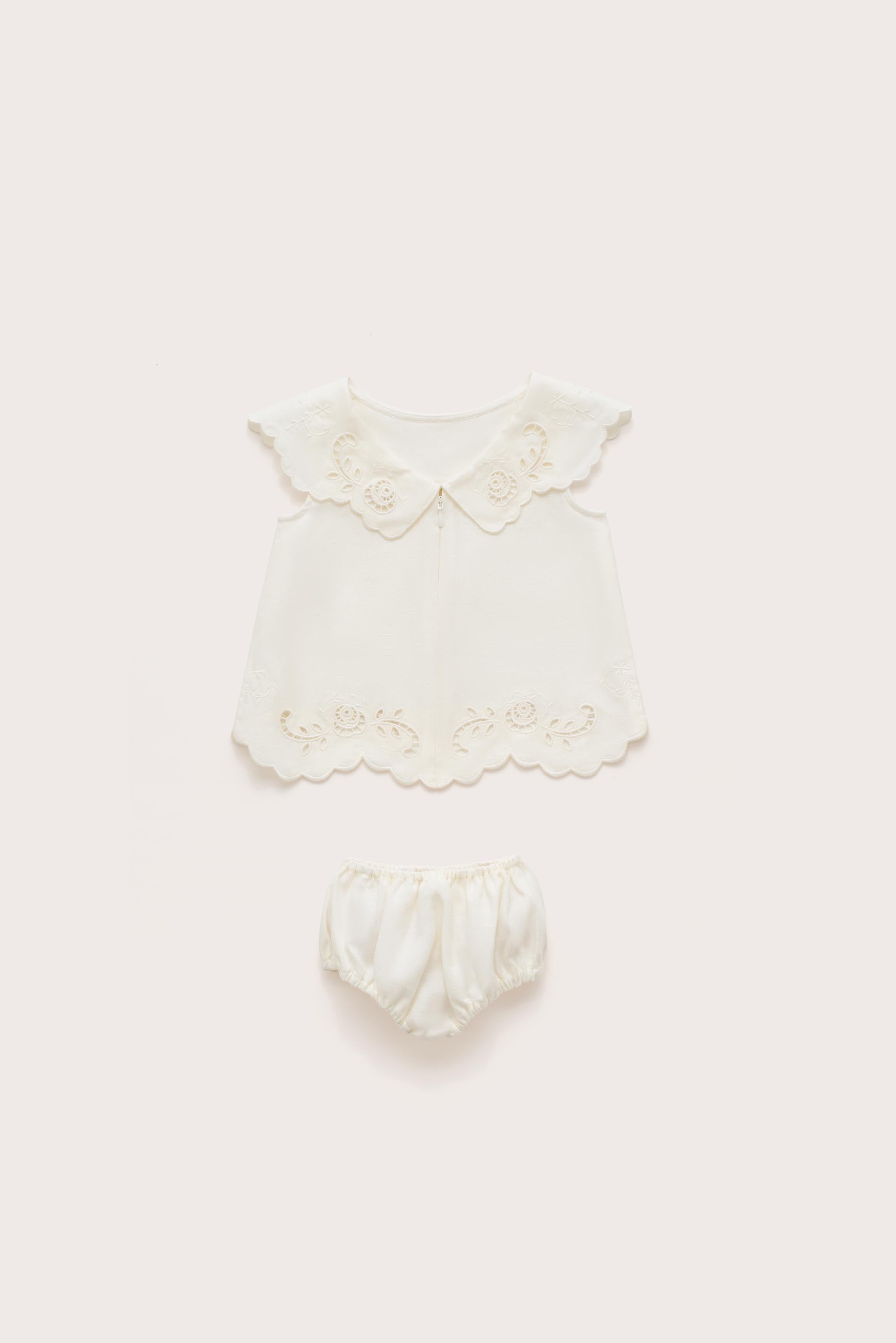 BABY FRIDLI DRESS - OFF WHITE