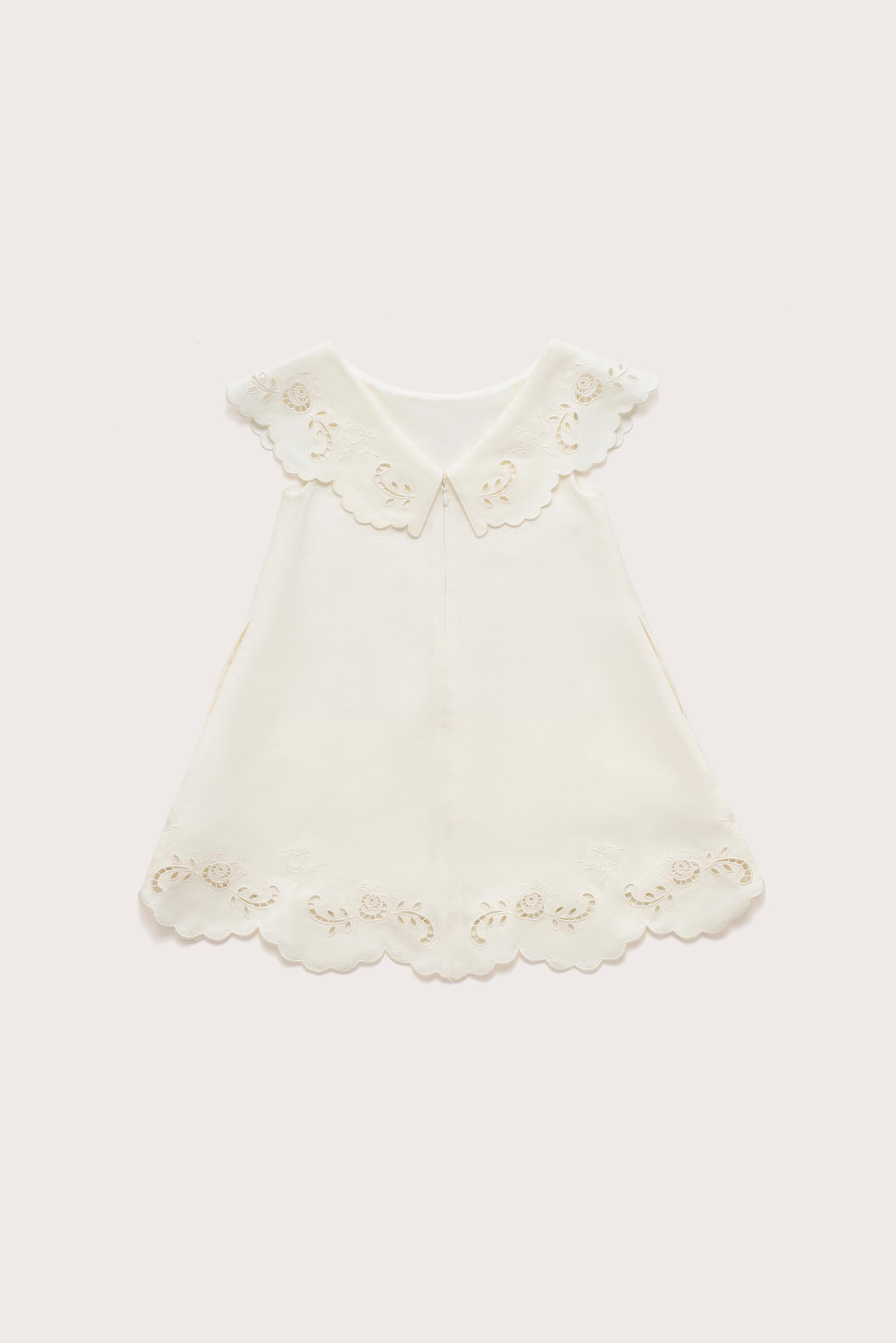 KIDS FRIDLI DRESS - OFF WHITE