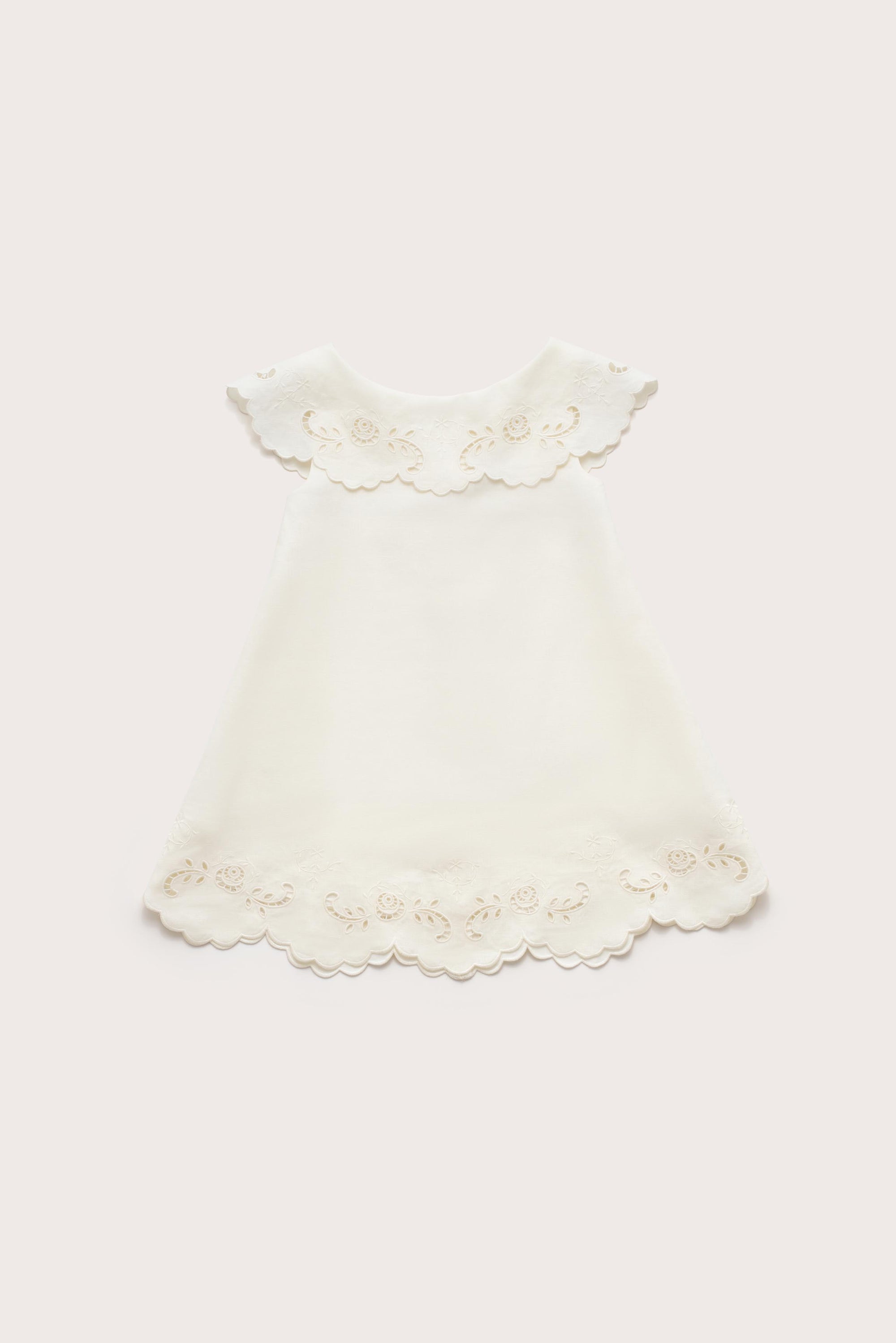 KIDS FRIDLI DRESS - OFF WHITE