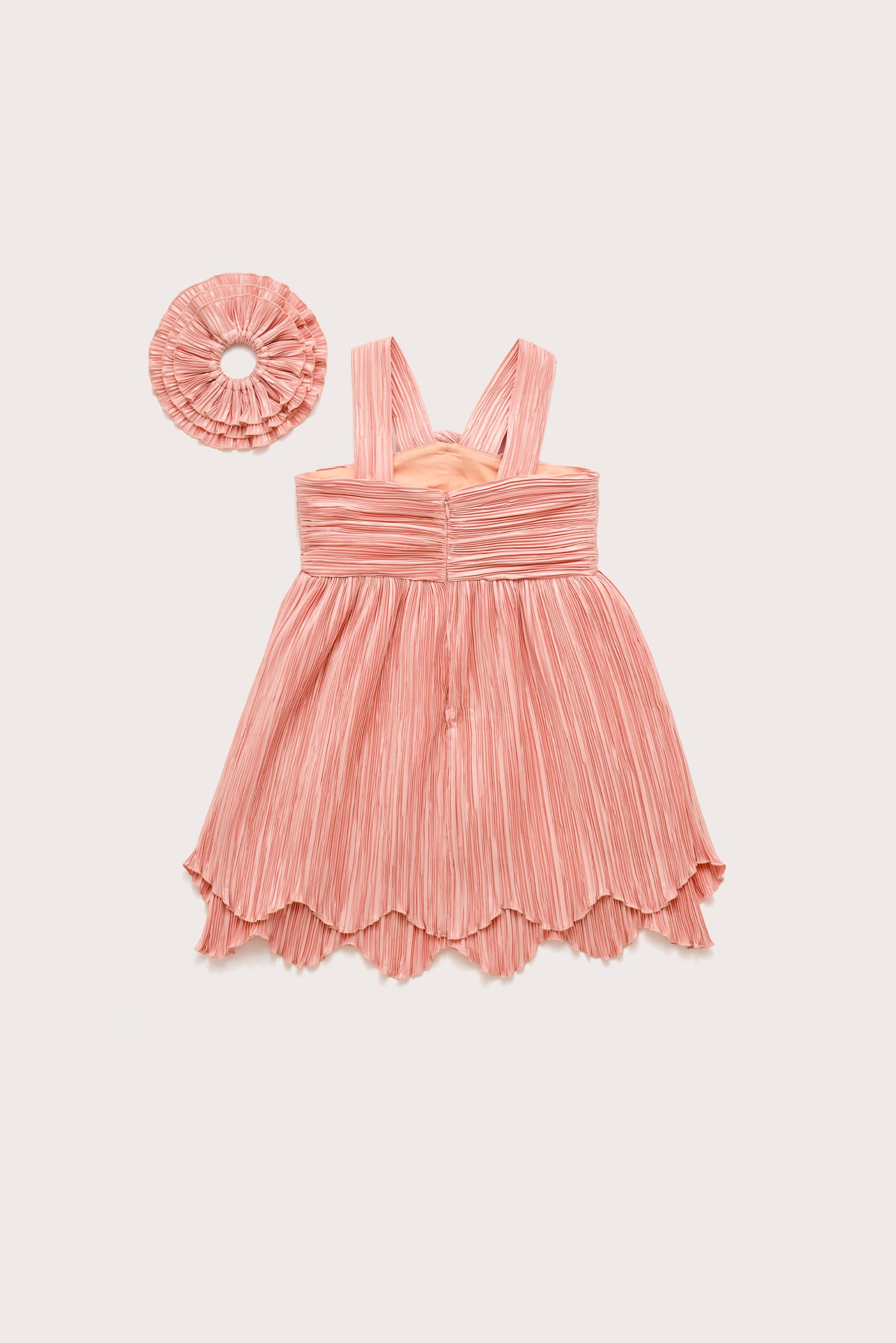 KIDS ROSALIE DRESS - PETAL PINK
