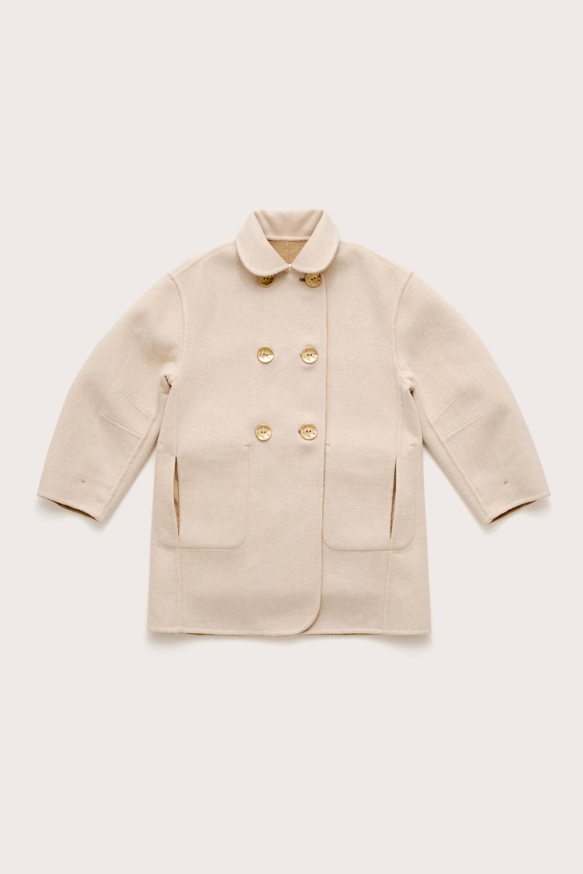 KIDS TULI REVERISBLE COAT - TAUPE
