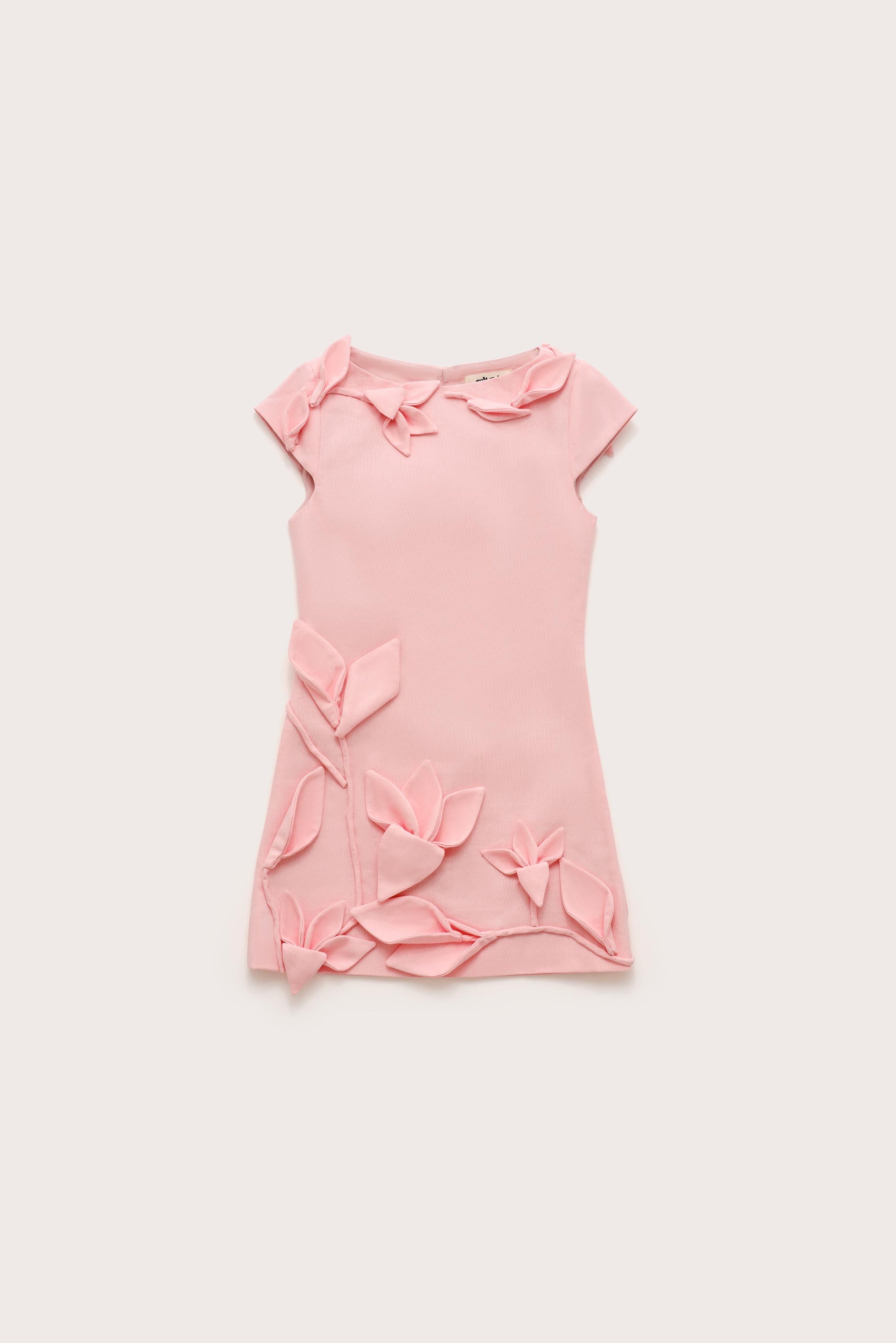 KIDS WISTERIA DRESS - PETAL PINK