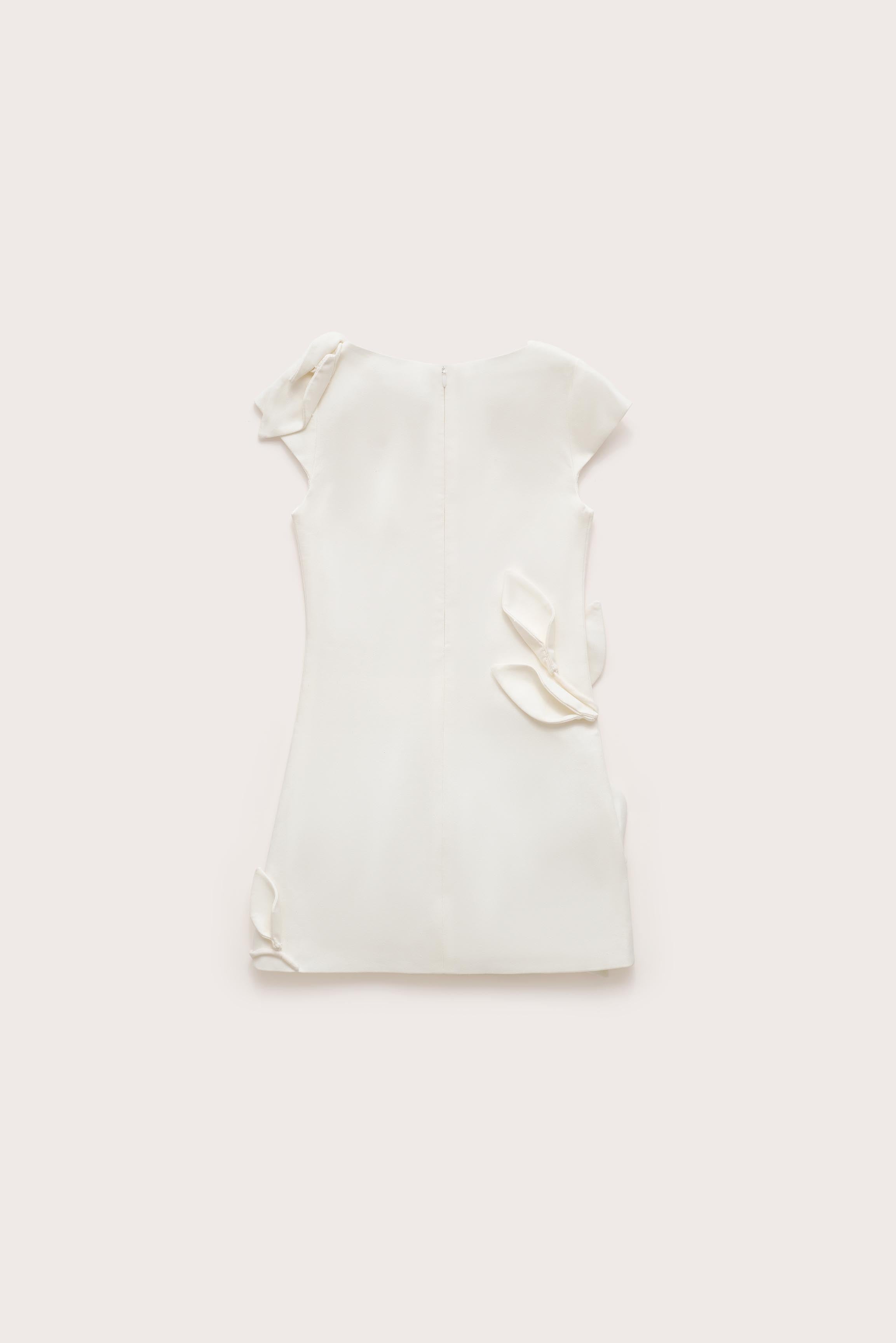 KIDS WISTERIA DRESS - OFF WHITE