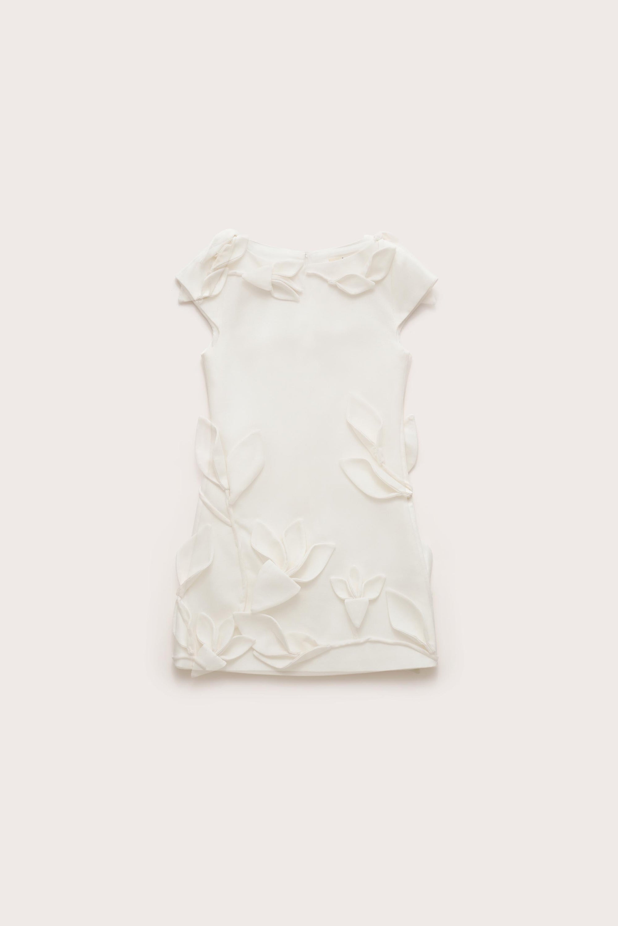 KIDS WISTERIA DRESS - OFF WHITE
